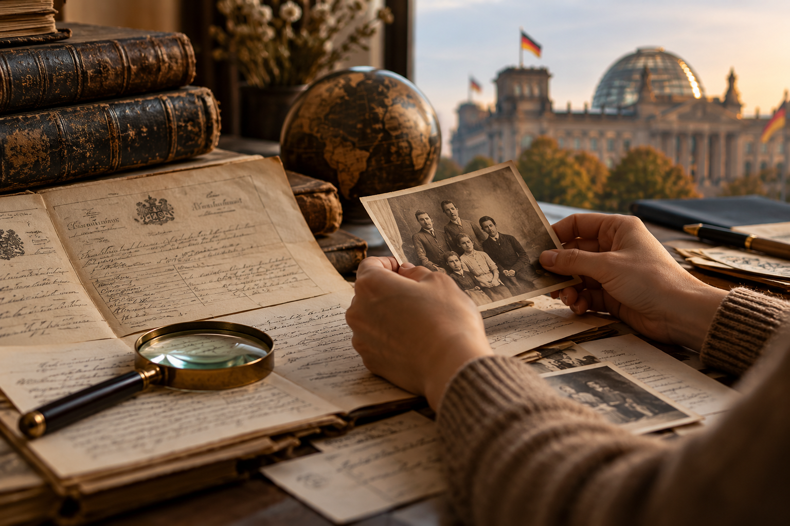 Como encontrar documentos de antepassados alemães para cidadania?