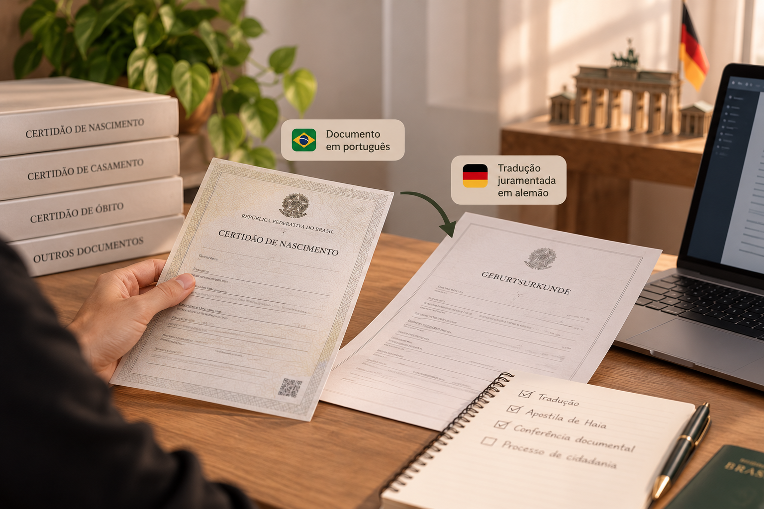 Tradução juramentada para cidadania alemã: o que é e quando é necessária